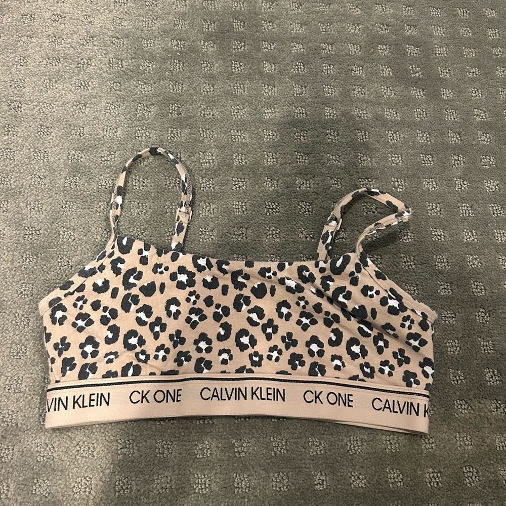 Calvin Klein Animal Print Bralette